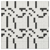 Tissu Impression de la structure du puzzle de mots crois (Échantillon)