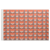 Tissu impression de lion souriant (Fat Quarter)
