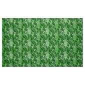Tissu Impression de paon Art nouveau, vert forêt (Fat Quarter)