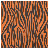 Tissu impression de tigre rayures sauvage orange (fermé)