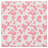 Tissu  Impression de vache rose saumon  (Échantillon)