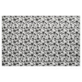 Tissu impression des crânes de grunge (Fat Quarter)