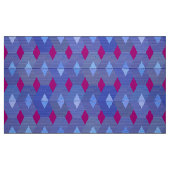 Tissu Impression diamant moderne du milieu du siècle, bl (Fat Quarter)