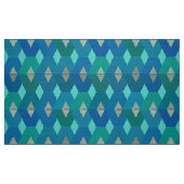 Tissu Impression diamant moderne du milieu du siècle, Tu (Fat Quarter)