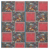 Tissu Impression du Motif moche péruvien précolombien (Échantillon)