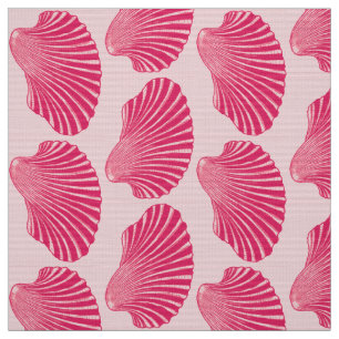 Tissu Impression en bloc de coquille de saint Jacques, F
