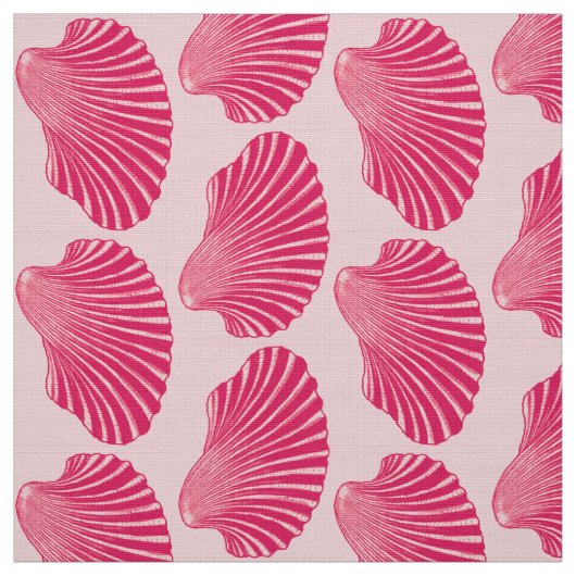 Tissu Impression en bloc de coquille de saint Jacques, F (Échantillon)