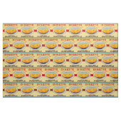 Tissu Impression étiquette d'ananas Dinette 1930 (Fat Quarter)