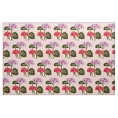 Tissu impression florale d'impression de géraniums (Fat Quarter)