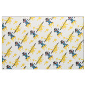 Tissu Impression graphique de Mustaaard - Blanc (Fat Quarter)