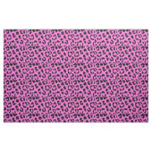 Tissu Impression léopard noir et rose (Fat Quarter)