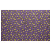 Tissu Impression léopard or et violet (Fat Quarter)