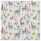 Tissu Impression Llama fine (Fermer)