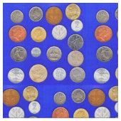 Tissu impression lotsa monnaie étrangère (Fermer)