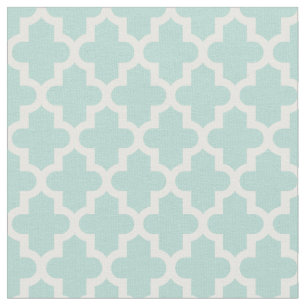 Tissu Impression marocaine à motif menthe