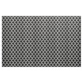 Tissu Impression marocaine noire et blanche (Fat Quarter)