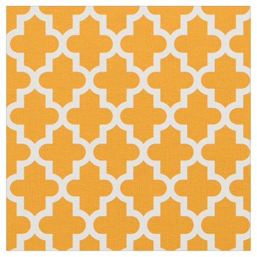 Tissu Impression marocaine orange (Fermer)