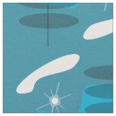 Tissu Impression moderne du milieu du siècle (Fermer)