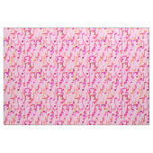 Tissu Impression musicale - rose, multi (Fat Quarter)