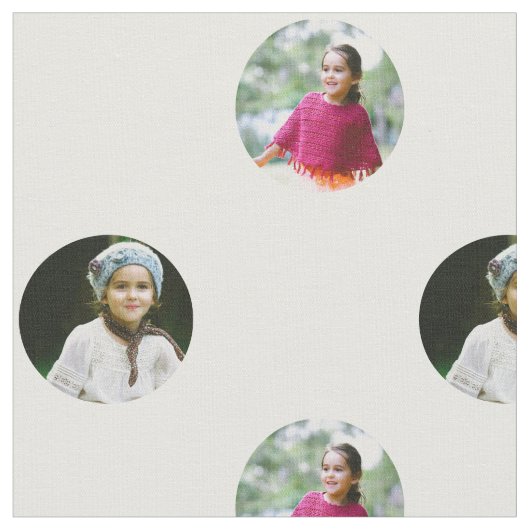 Tissu Impression personnalisée 2 points photo (Fermer)