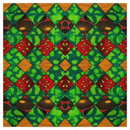 Tissu Impression Rasta Afrique (Échantillon)