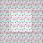 Tissu Impression RHONY Iconique (Carreau)