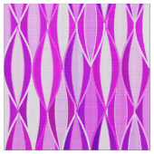 Tissu Impression ruban de milieu de siècle - orchidée et (Fermer)