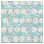 Tissu Impression sous-marine de corail et de dollars de (Échantillon)