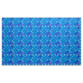 Tissu Impression Starburst moderne, Bleu Cérulean Profon (Yard)