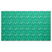 Tissu Impression Starburst Moderne, Turquoise et Aqua (Yard)