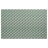 Tissu Impression verte Austin Devon 1948 (Yard)
