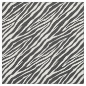 Tissu Impression Zèbre noir et blanc (Échantillon)