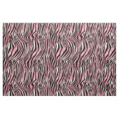 Tissu Impression Zèbre rose et noir (Fat Quarter)