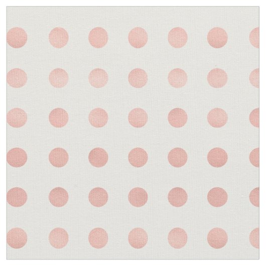 Tissu Imprimé à Points Rose Gold au Yard (Fermer)