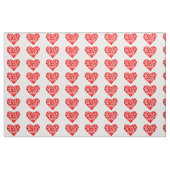 Tissu imprimé Coeurs de l'amour (Yard)