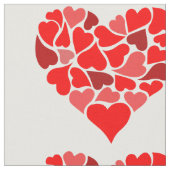 Tissu imprimé Coeurs de l'amour (Fermer)