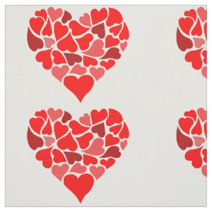 Tissu imprimé Coeurs de l'amour