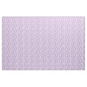 Tissu imprimé de vache violet pastel kawaii (Yard)
