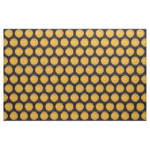 Tissu imprimé jaune citron brillant (Yard)