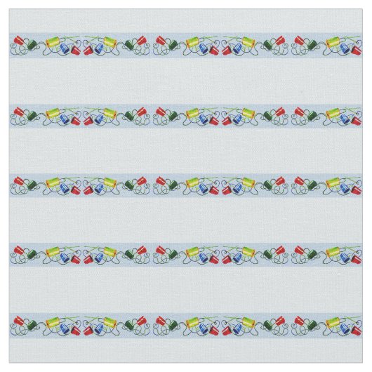 Tissu imprimé notions de couture (Fermer)