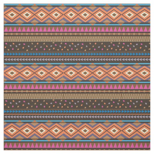 Tissu imprimé Tribal de style sud-ouest (Échantillon)