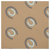 Tissu Imprimer Motif Horseshoe (Échantillon)