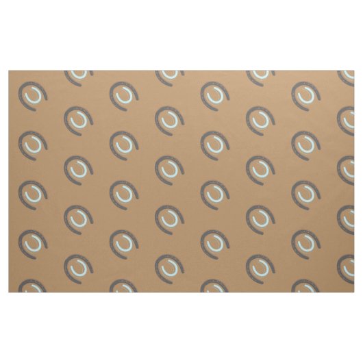 Tissu Imprimer Motif Horseshoe (Fat Quarter)