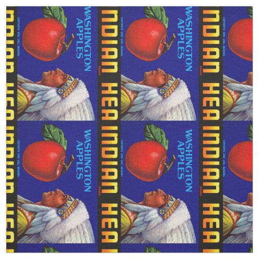Tissu Indian Head Washington Apples (Échantillon)