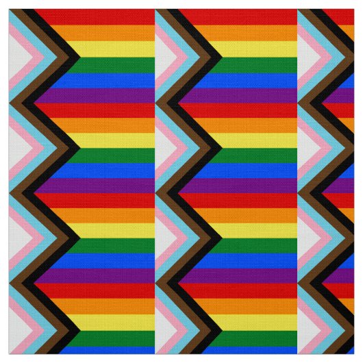 Tissu Indicateur de fierté de progression LGBTQ+ (Échantillon)