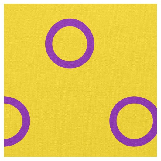 Tissu Indicateur de la fierté intersexuelle (Fermer)
