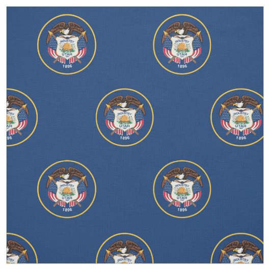 Tissu Indicateur de l'État de l'Utah (Échantillon)