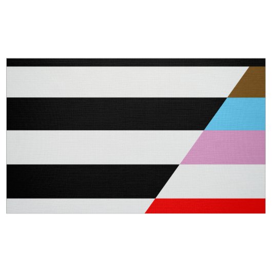 Tissu Indicateur de progrès de l'ally Pride LGBTQ (Fat Quarter)