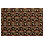 Tissu indigène de loup de tissu de drapeau de (Fat Quarter)