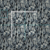Tissu indigo de pourriture des tulipes (Carreau)